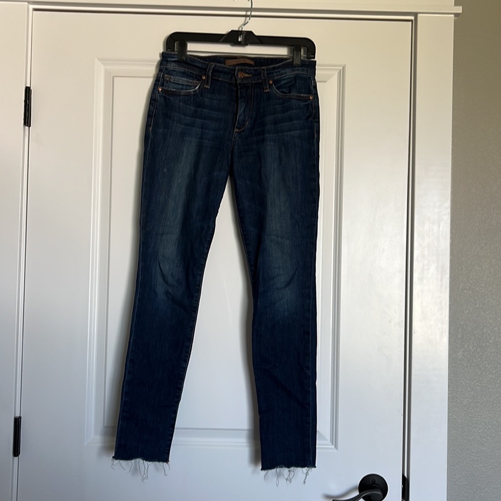 JOE’S JEANS Lucy petite skinny Jean size 27 raw hem - Picture 7 of 9